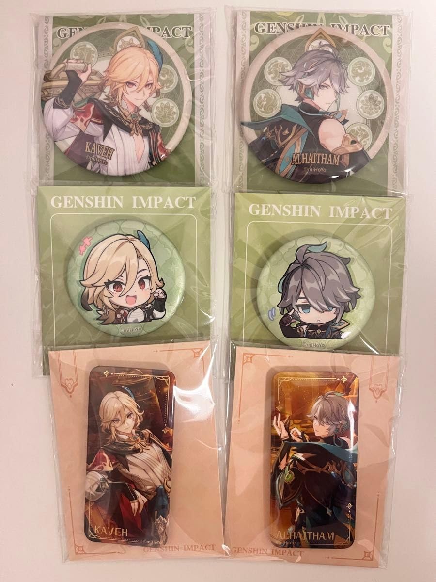 原神　カーヴェ 缶バッジ 50個セット 原神 テイワット自然探索の旅シリーズ 缶バッジ カーヴェ